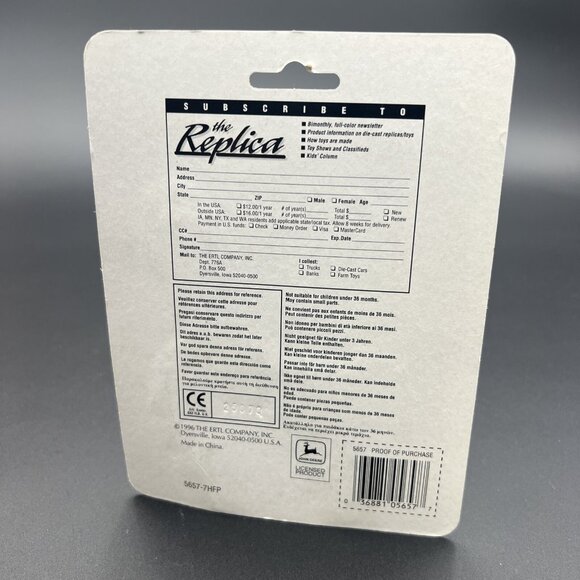 1996 - 1/64 John Deere Model 1600A Mower Conditioner - Picture 6 of 10